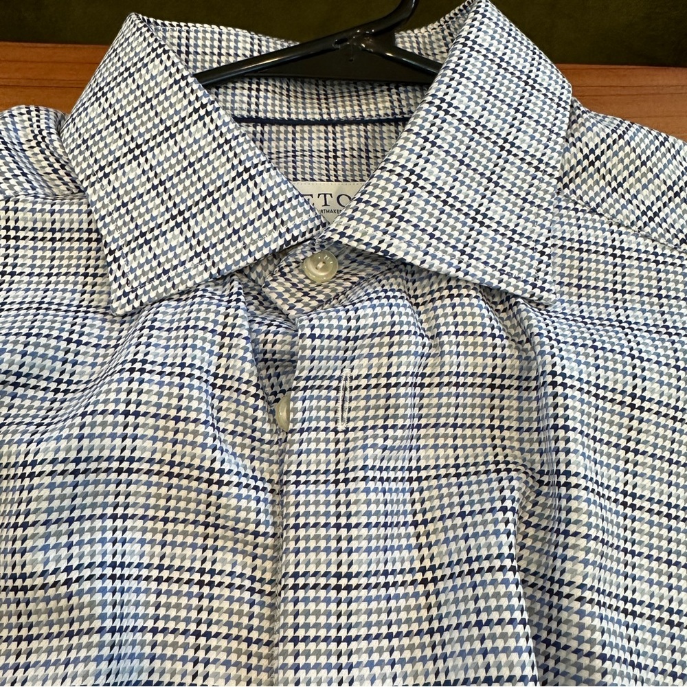 Pre owned Men’s Eton Dress Shirt -Like New - Picture 5 of 16